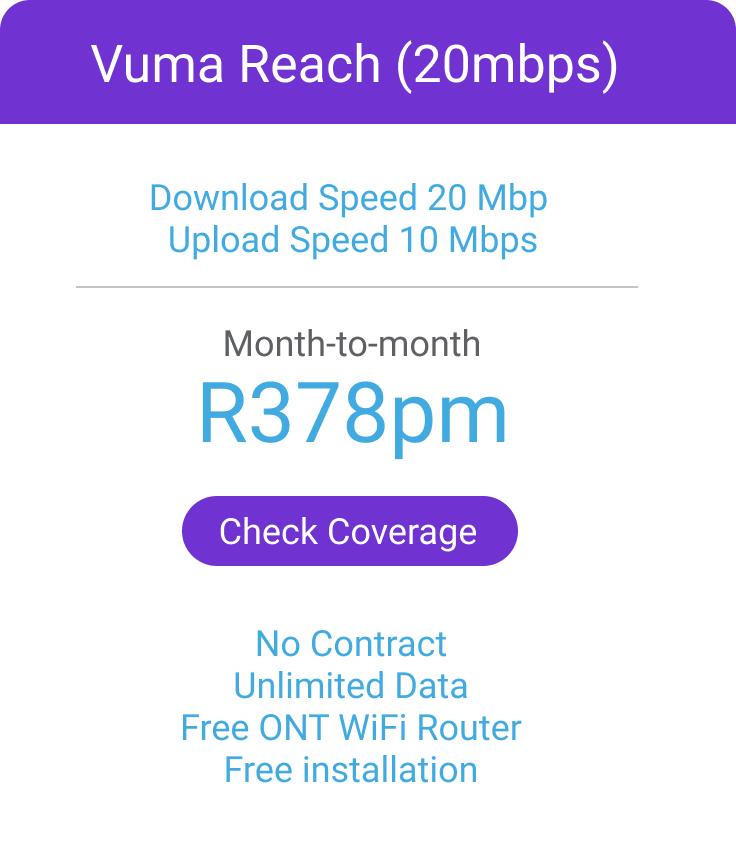 Vuma Reach - HOME-CONNECT